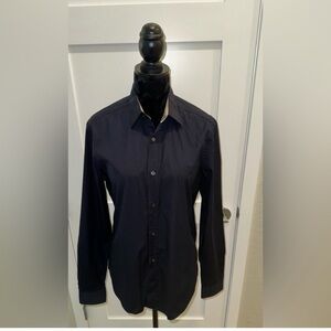 Burberry Brit Navy Blue Nova Check Button Up Shirt M